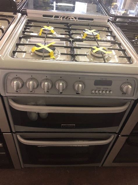 cannon gas cookers 60cm silver
